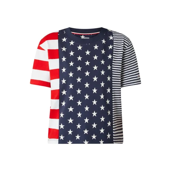 Tommy Jeans T-shirt z nadrukiem z flagą