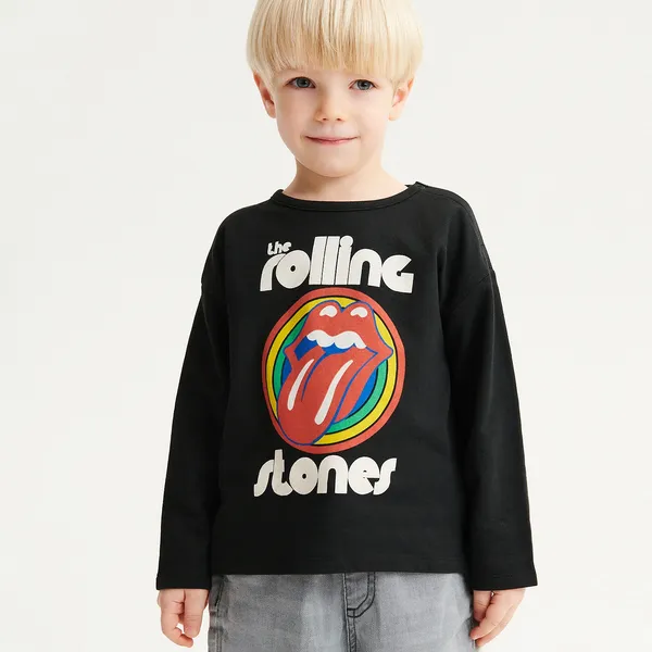 Longsleeve The Rolling Stones - Czarny
