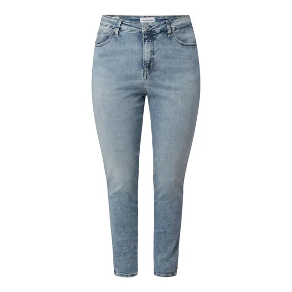 Calvin Klein Jeans Plus Jeansy PLUS SIZE o kroju skinny fit z dodatkiem streczu
