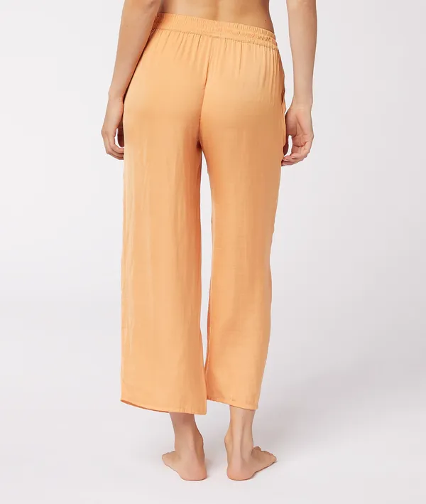 Joy Pantalon De Pyjama Imprimé 7/8 - Abricot