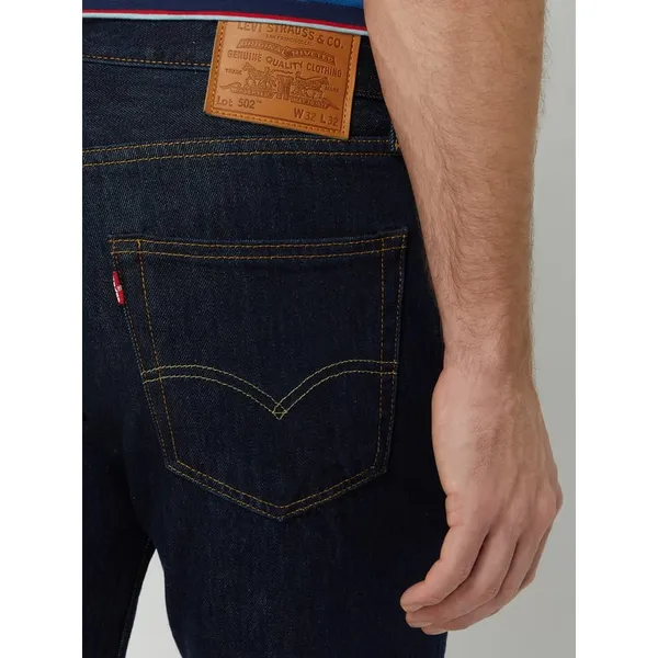 Levi's® Jeansy o kroju tapered fit z bawełny model ‘502’ — ‘Water<Less™’