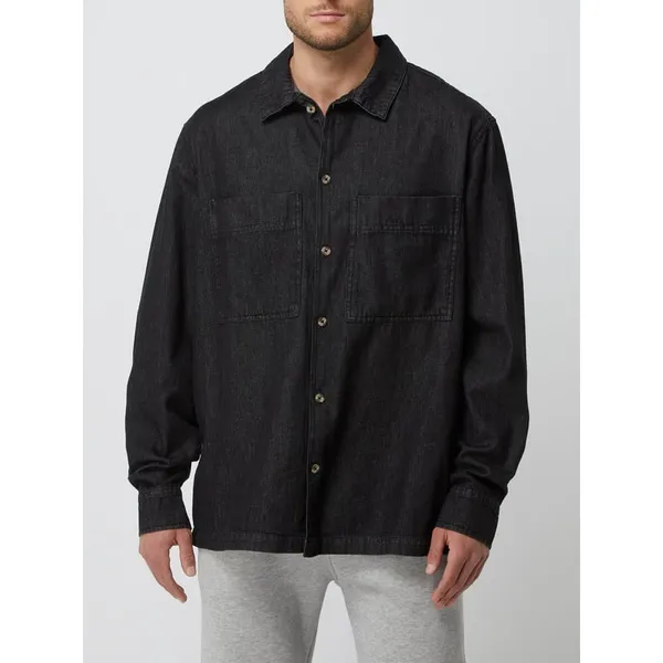 URBAN CLASSICS Koszula jeansowa o kroju regular fit z bawełny