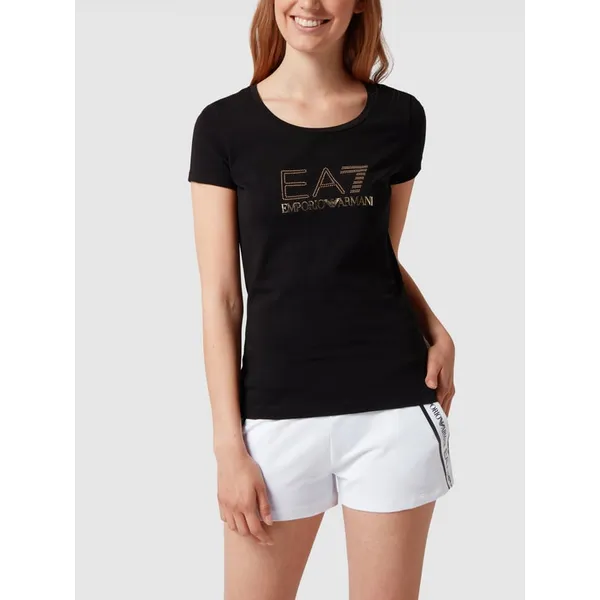 EA7 Emporio Armani T-shirt z nadrukiem z logo