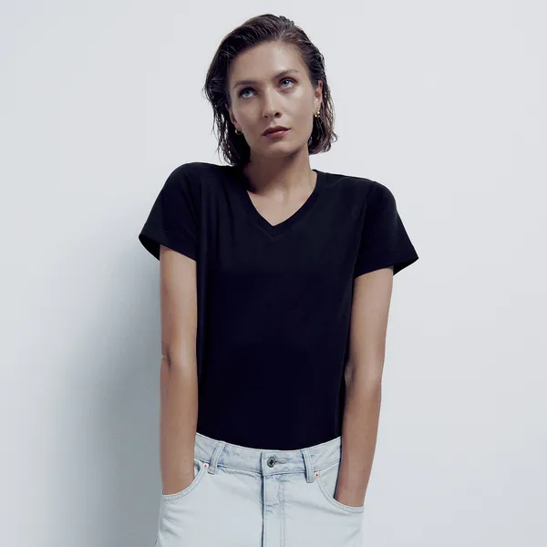 PREMIUM T-shirt z bawełny organicznej - Czarny