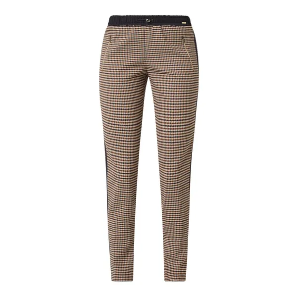 Cinque Luźne spodnie ze wzorem w pepitkę model ‘Cisinea’