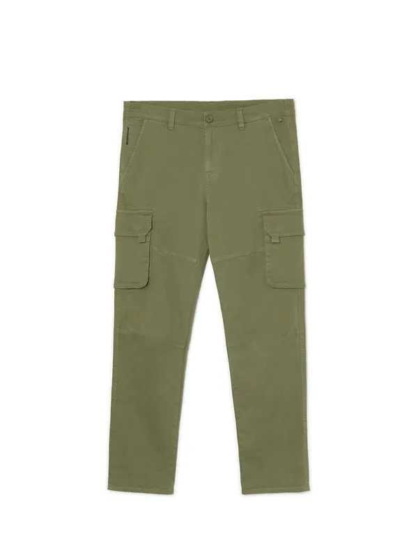 Zielone spodnie cargo
