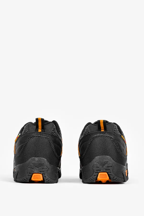 Czarne buty trekkingowe na rzepy badoxx mxc8142/c