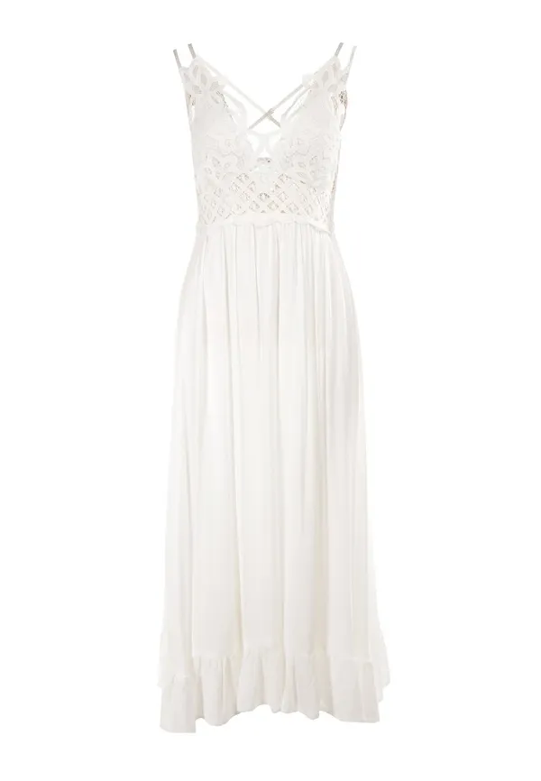 Biała Sukienka Coridoe