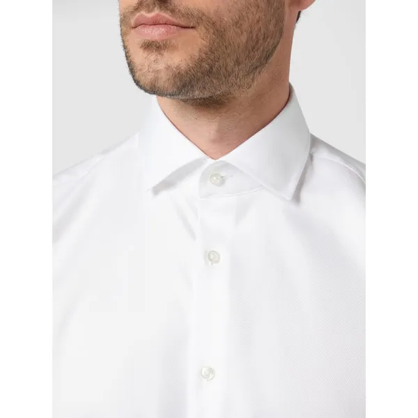 BOSS Koszula biznesowa o kroju regular fit z diagonalu