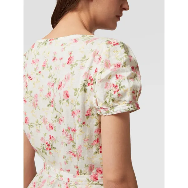 Polo Ralph Lauren Sukienka koszulowa z kwiatowym wzorem na całej powierzchni