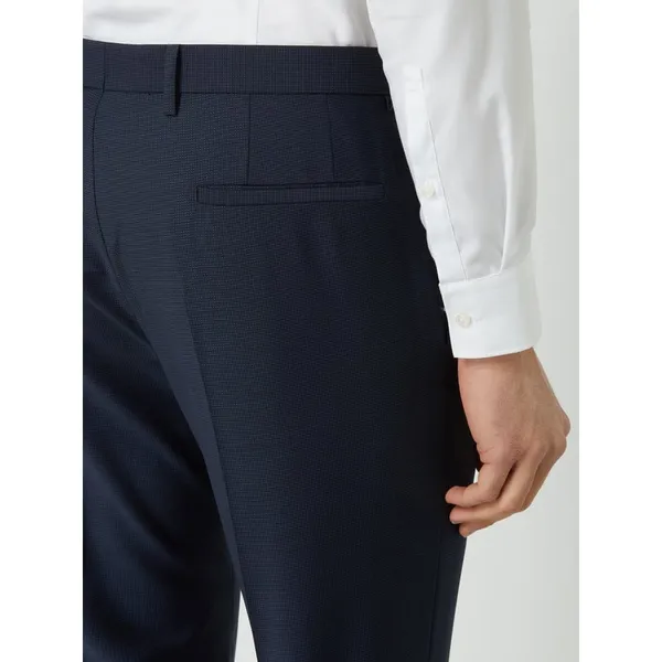 Strellson Spodnie do garnituru o kroju slim fit z żywej wełny model ‘Mercer’
