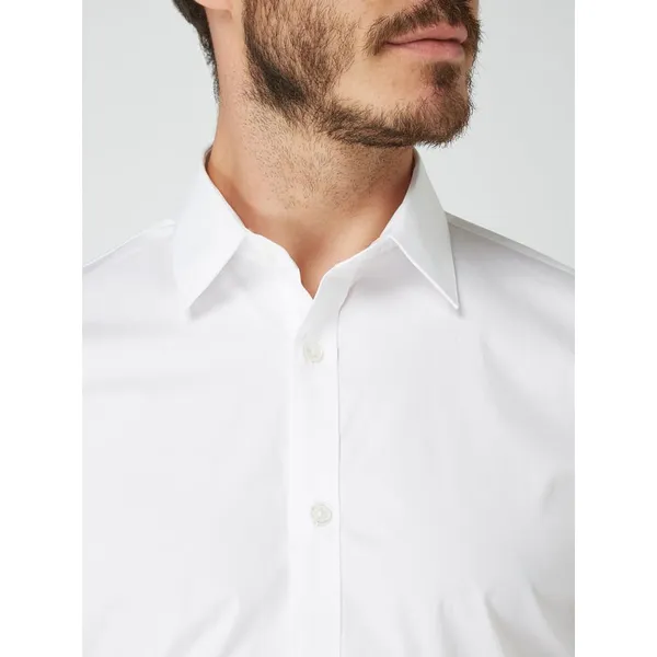 Matinique Koszula biznesowa o kroju slim fit z dodatkiem streczu model ‘Robo’