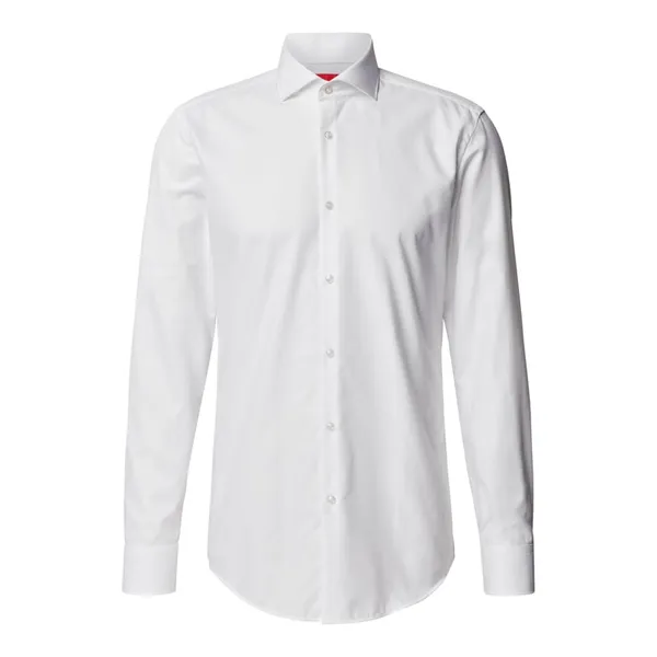 HUGO Koszula biznesowa o kroju slim fit z czystej bawełny model ‘Kason’