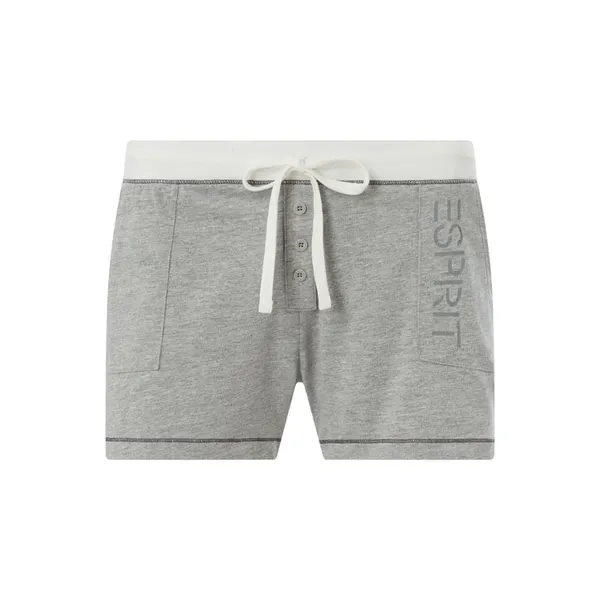Esprit Spodnie od piżamy z bawełny ekologicznej i wiskozy