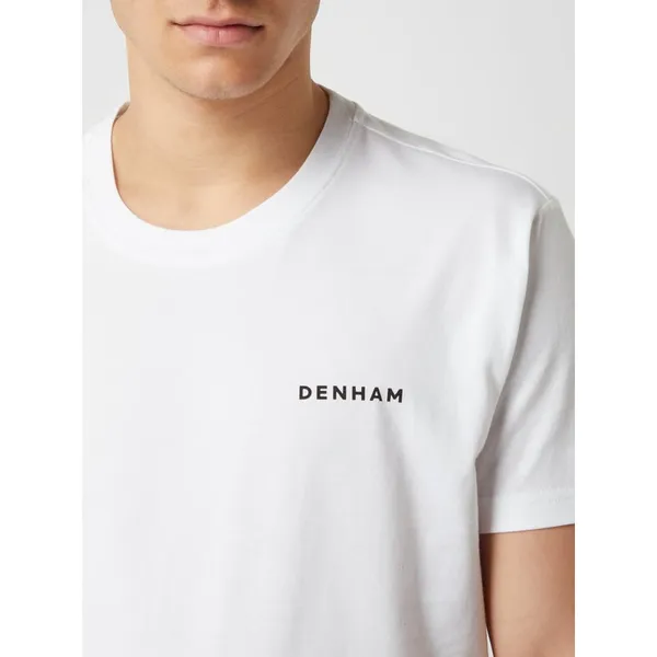 Denham T-shirt o kroju regular fit z bawełny ekologicznej model ‘Davis’