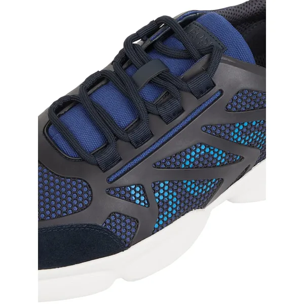 BOSS Sneakersy z obszyciem w kontrastowym kolorze model ‘Rapid’