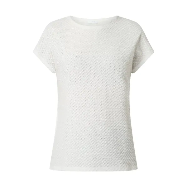 Opus T-shirt z fakturą plastra miodu model ‘Semka’