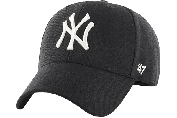 Czapka z daszkiem Unisex 47 Brand New York Yankees MVP Cap B-MVPSP17WBP-BK