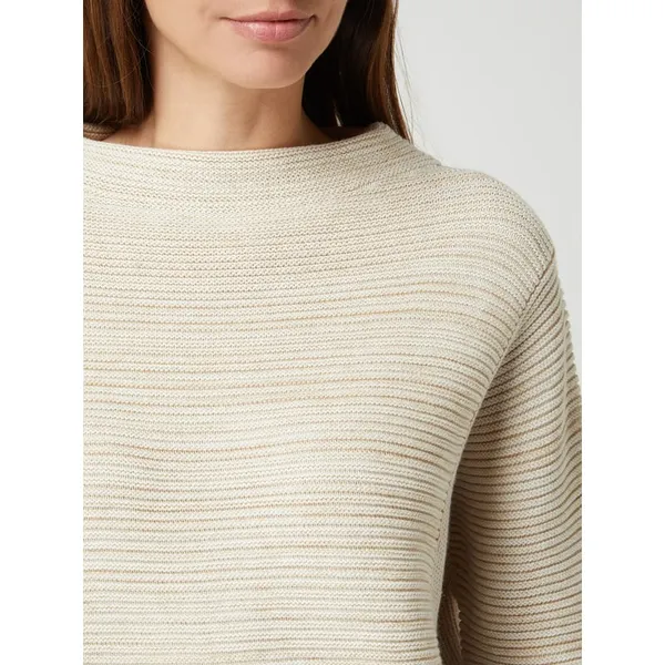Opus Sweter z prążkowaną fakturą model ‘Pabone’