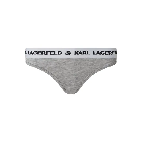 Karl Lagerfeld Majtki typu tanga z lyocellu