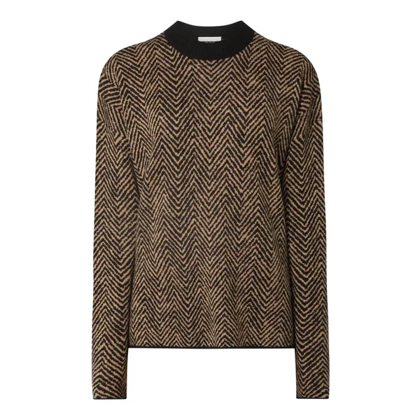 BOSS Casualwear Sweter z dodatkiem wełny z alpaki model ‘Fadrinas’