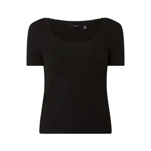 Vero Moda T-shirt z mieszanki bawełny ekologicznej model ‘Zoe’