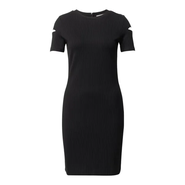BOSS Casualwear Sukienka mini z wycięciem na ramieniu model ‘Esymona’
