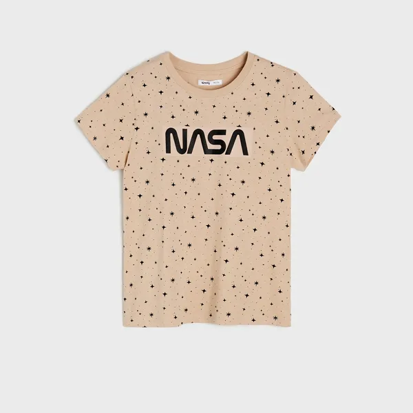 Koszulka NASA - Beżowy