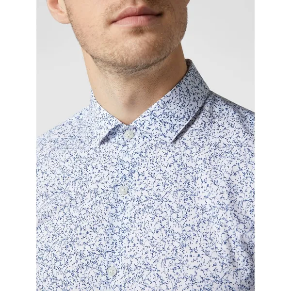 HUGO Koszula biznesowa o kroju slim fit z bawełny model ‘Erondo’