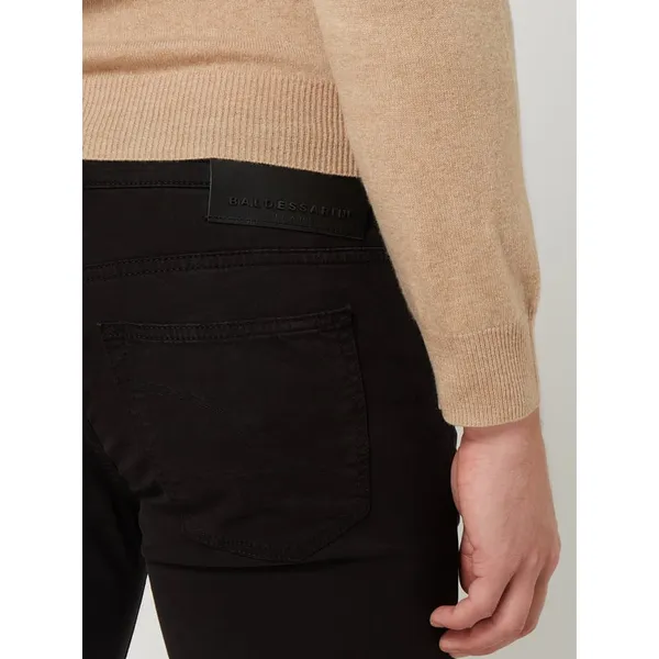 Baldessarini Spodnie o kroju slim fit z naszywką z logo model ‘John’
