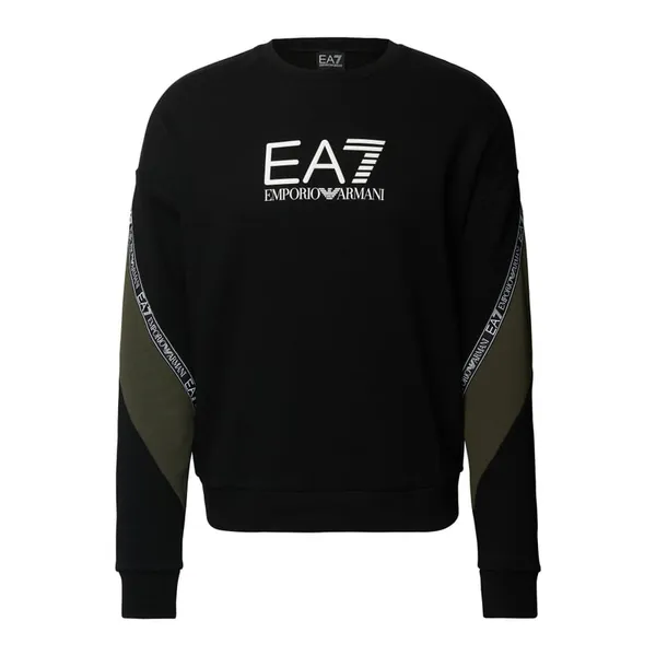 EA7 Emporio Armani Bluza z detalami z logo