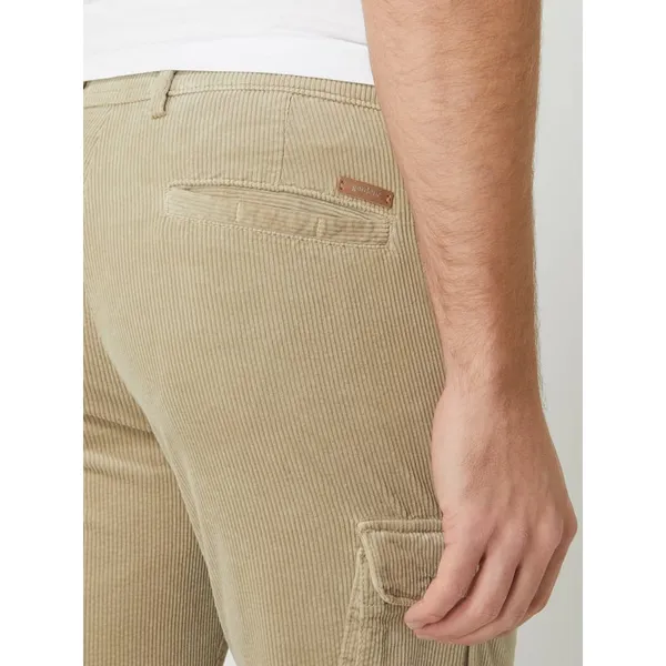 Gardeur Spodnie cargo ze sztruksu model ‘Tewes’
