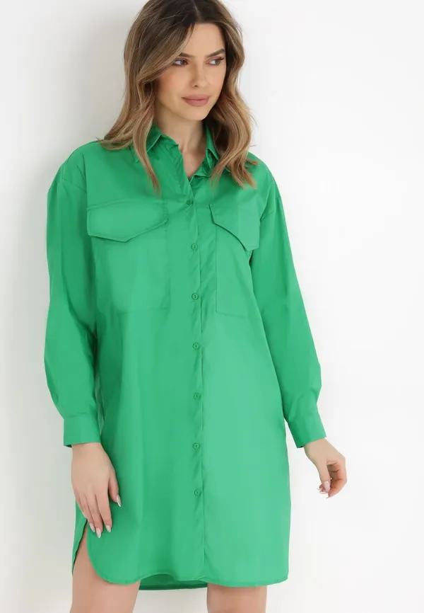 Zielona Sukienka Katale