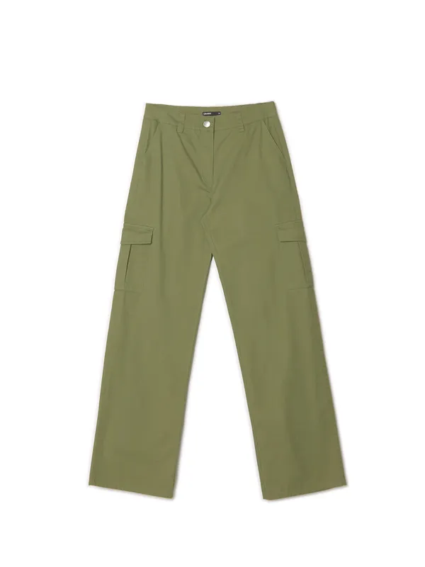 Zielona spodnie cargo