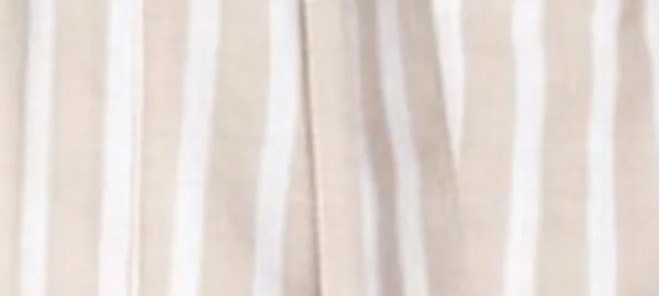 Koszulowa sukienka midi w pionowe paski, z wiązaniem w talii