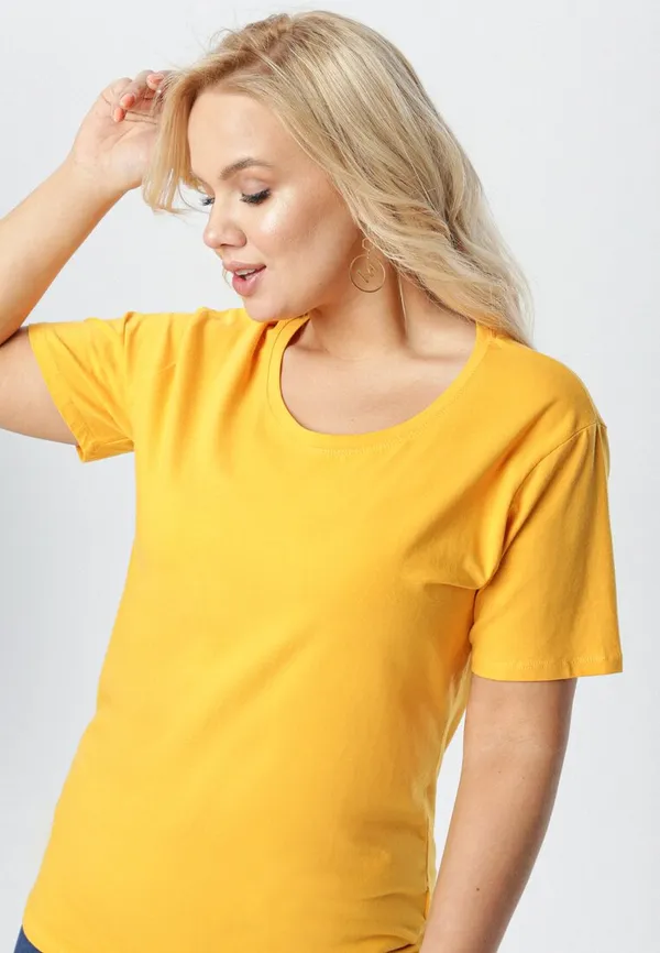 Żółty T-shirt Aetheriel