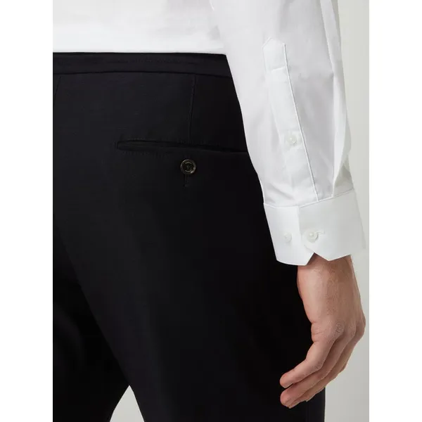 Windsor Spodnie do garnituru o kroju regular fit z żywej wełny model ‘Fero’