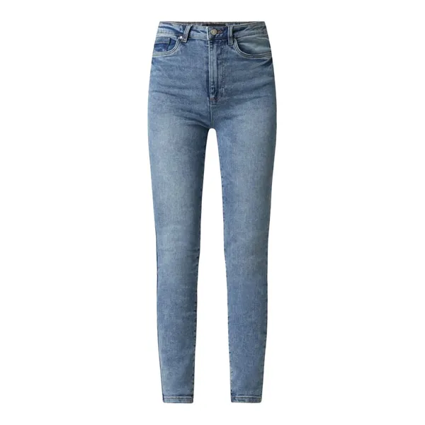 Vero Moda Jeansy z wysokim stanem o kroju skinny fit z dodatkiem streczu model ‘Loa’