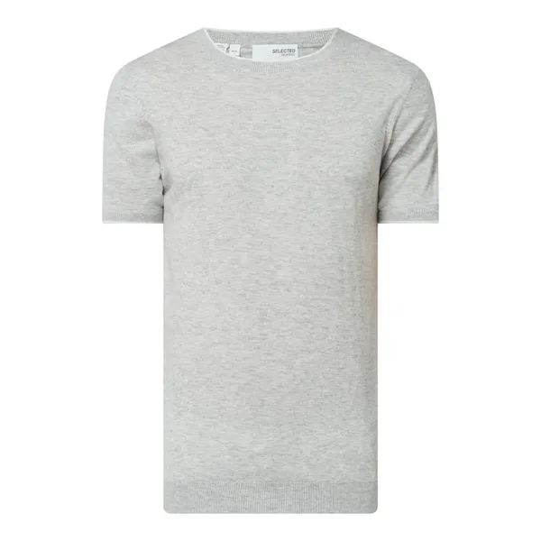 Selected Homme T-shirt melanżowy