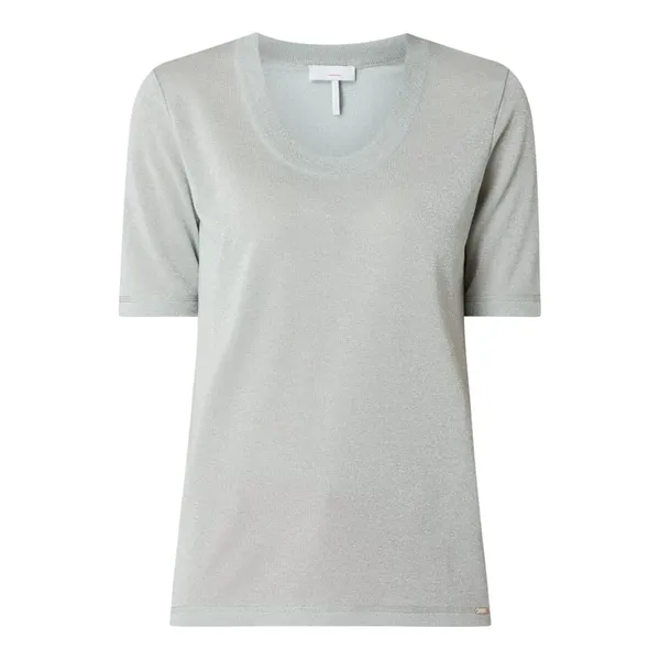 Cinque T-shirt z błyszczącym efektem model ‘Ciluana’