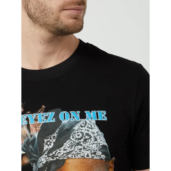 Mister Tee T-shirt z nadrukiem 2Pac