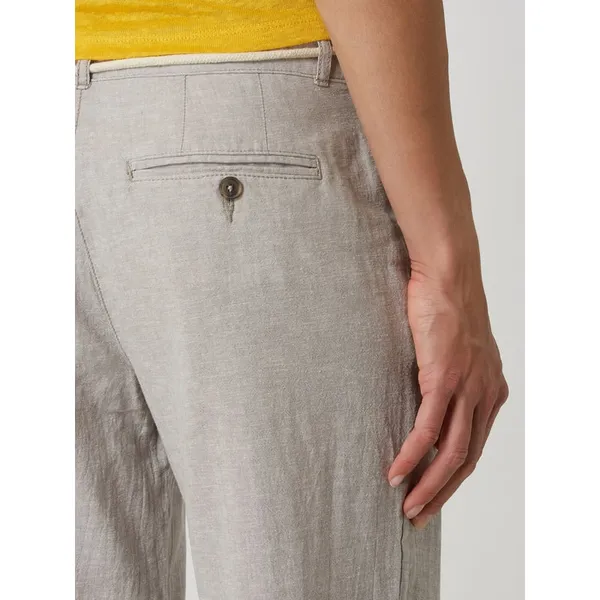 Christian Berg Women Spodnie materiałowe z mieszanki lnu