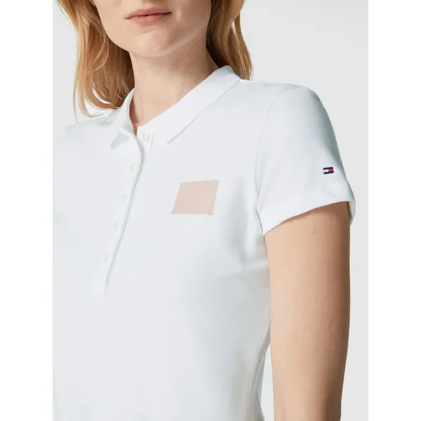 Tommy Hilfiger Koszulka polo o kroju slim fit z detalami z logo