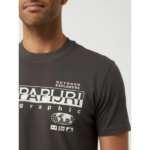 Napapijri T-shirt z nadrukiem z logo