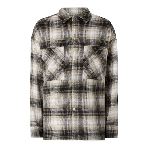 Jack & Jones Koszula casualowa o kroju comfort fit z dodatkiem wełny model ‘Cane’