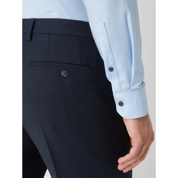 Pierre Cardin Spodnie do garnituru o kroju slim fit z dodatkiem żywej wełny i streczu model ‘Dupont’