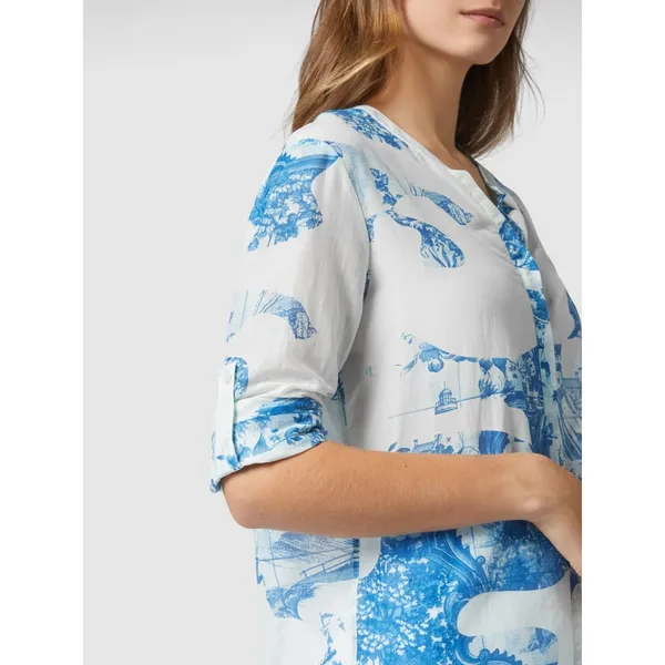 BOSS Casualwear Bluzka z dodatkiem jedwabiu model ‘C_Befelize_9’