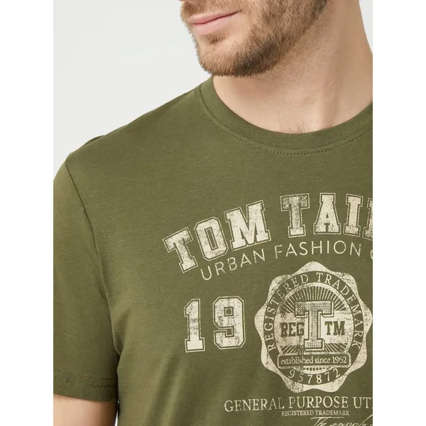 Tom Tailor T-shirt z nadrukiem z logo