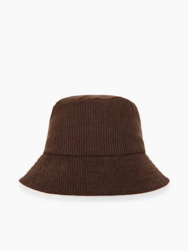 Sztruksowy kapelusz bucket hat