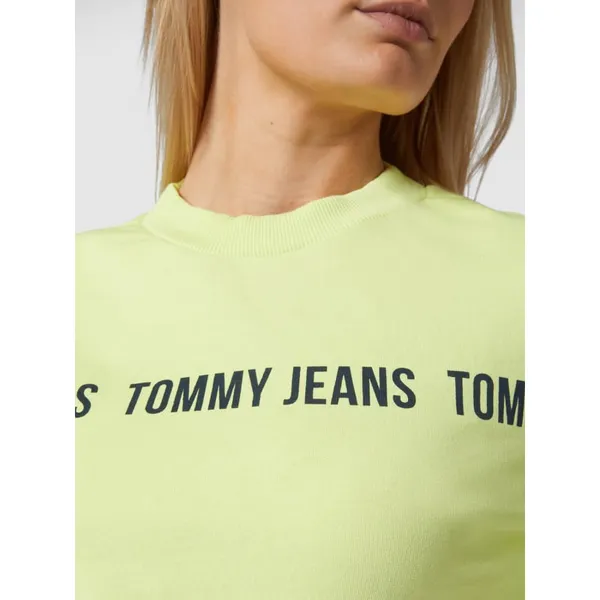 Tommy Jeans Bluza krótka z bawełny ekologicznej